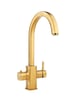 Culligan Milano Swan 3-in-1 Instant Boiling Water Tap – Brushed Gold 1