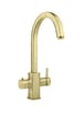 Culligan Milano Swan 3-in-1 Instant Boiling Water Tap – Unfinished Brass 1