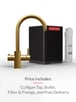 Culligan Milano Swan 3-in-1 Instant Boiling Water Tap – Brushed Gold 7