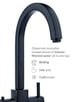 Culligan Milano Swan 3-in-1 Instant Boiling Water Tap – Black 3