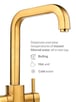 Culligan Rosemount Square 3-in-1 Instant Boiling Water Tap – Brushed Gold 3