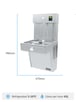 Elkay LVRC8WS2K Filtered EZH2O Bottle Filling Station and Drinking Fountain 2