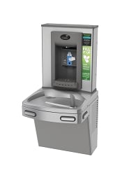 Oasis P8EBFY Hands-free Bottle Filler + Refrigerated VersaCooler with Counter