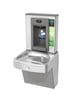 Oasis PV8EBFY Hands-free Bottle Filler + Refrigerated Vandal-resistant VersaCooler with Counter 1