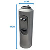 The Core Water Cooler dimensions (W 33cm x H 99cm)